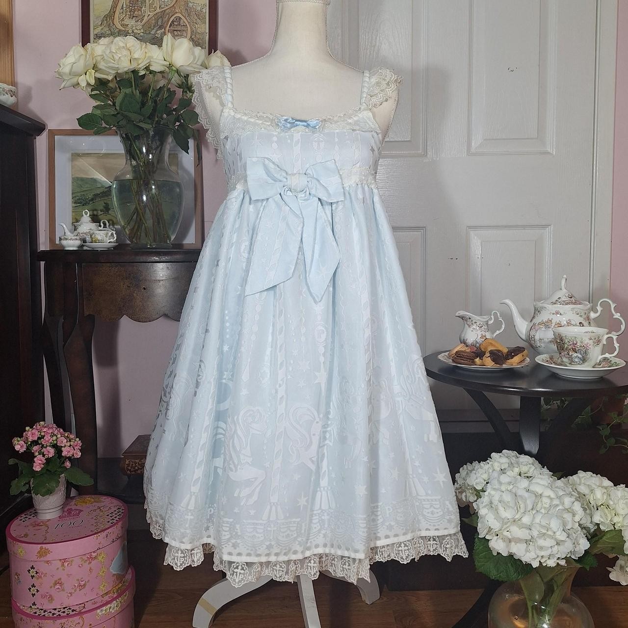 🎠 Angelic Pretty Sax Carousel Horse Babydoll JSK 🎀