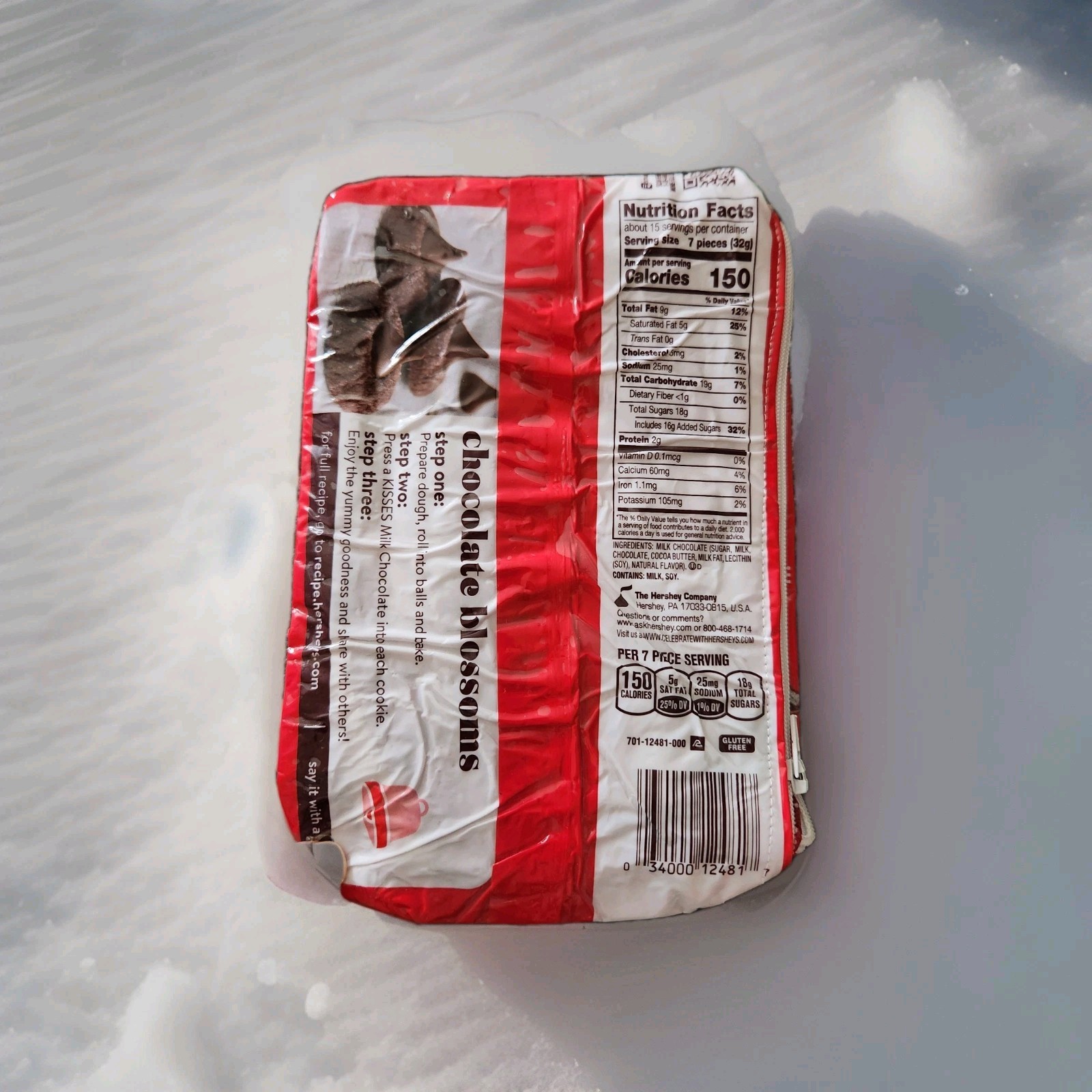 Repurposed Hershey Milk Chocolate Candy Wrapper Bag