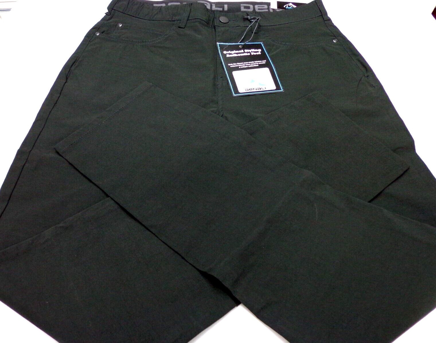 DENALI Flex Waist Black Technical Stretch Pants 32/32 NEW