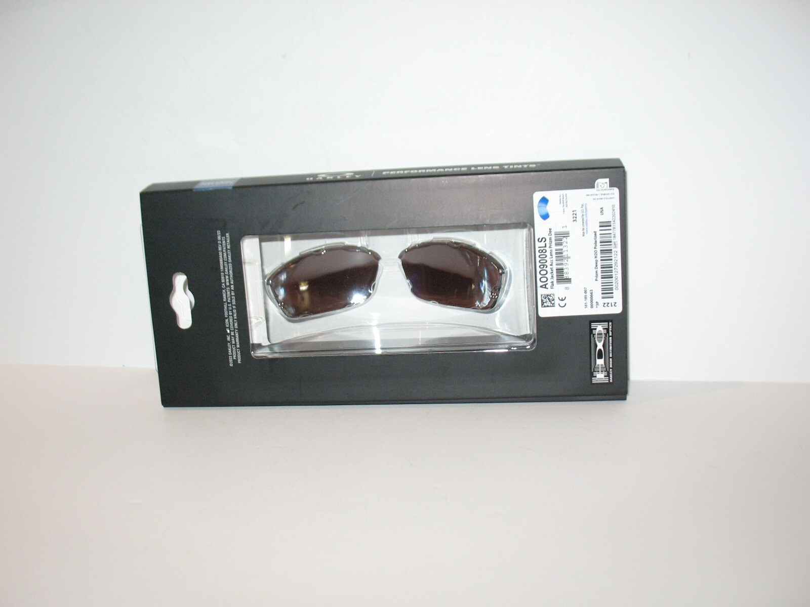 Oakley Flak Jacket Polarized lenses ~~~Prizm Deep Water