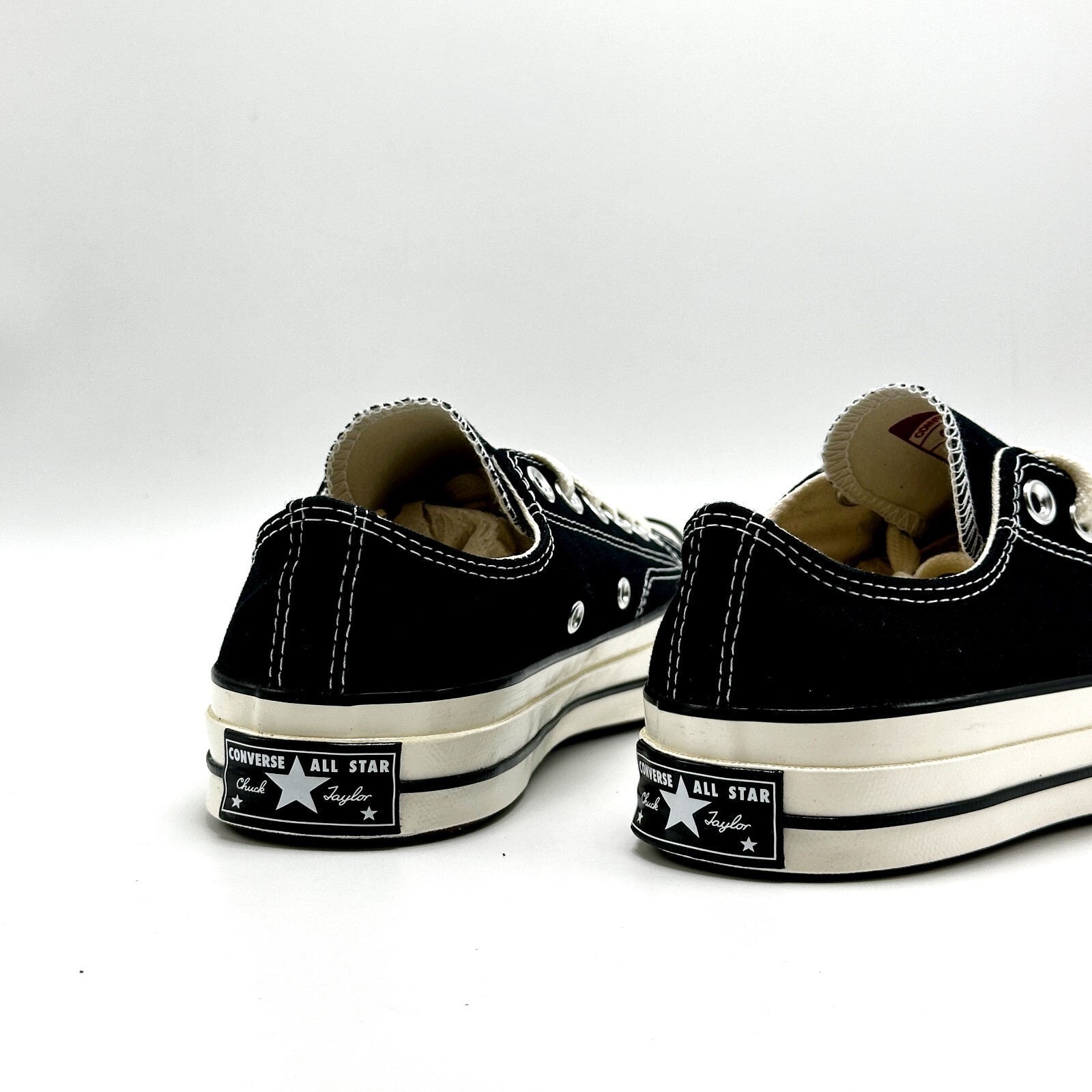 *NEW* Unisex CONVERSE Chuck 70 OX Canvas Low Top BLACK / WHITE (162058C)