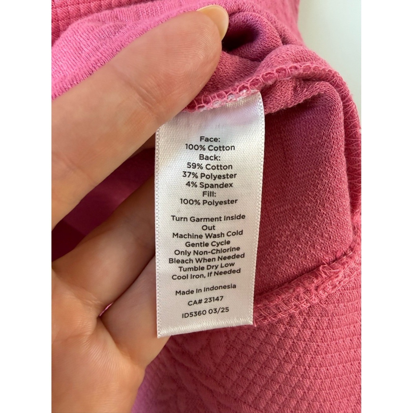 Talbots Plus Textured Funnel Neck Pullover Sweatshirt Petunia Pink 1X