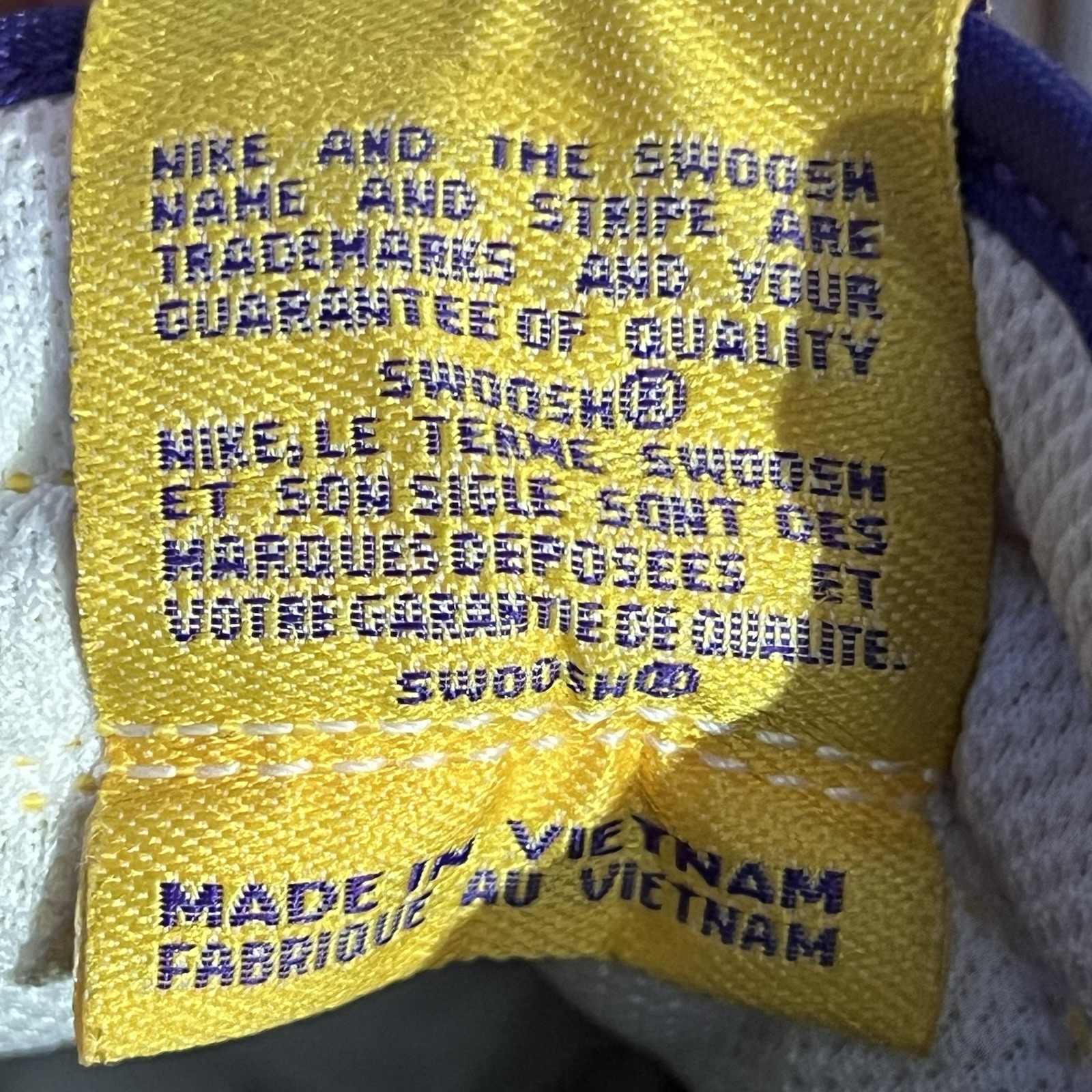 Nike Dunk High ‘Lakers’ Purple/Gold Skate Shoes – Sz 5.5Y