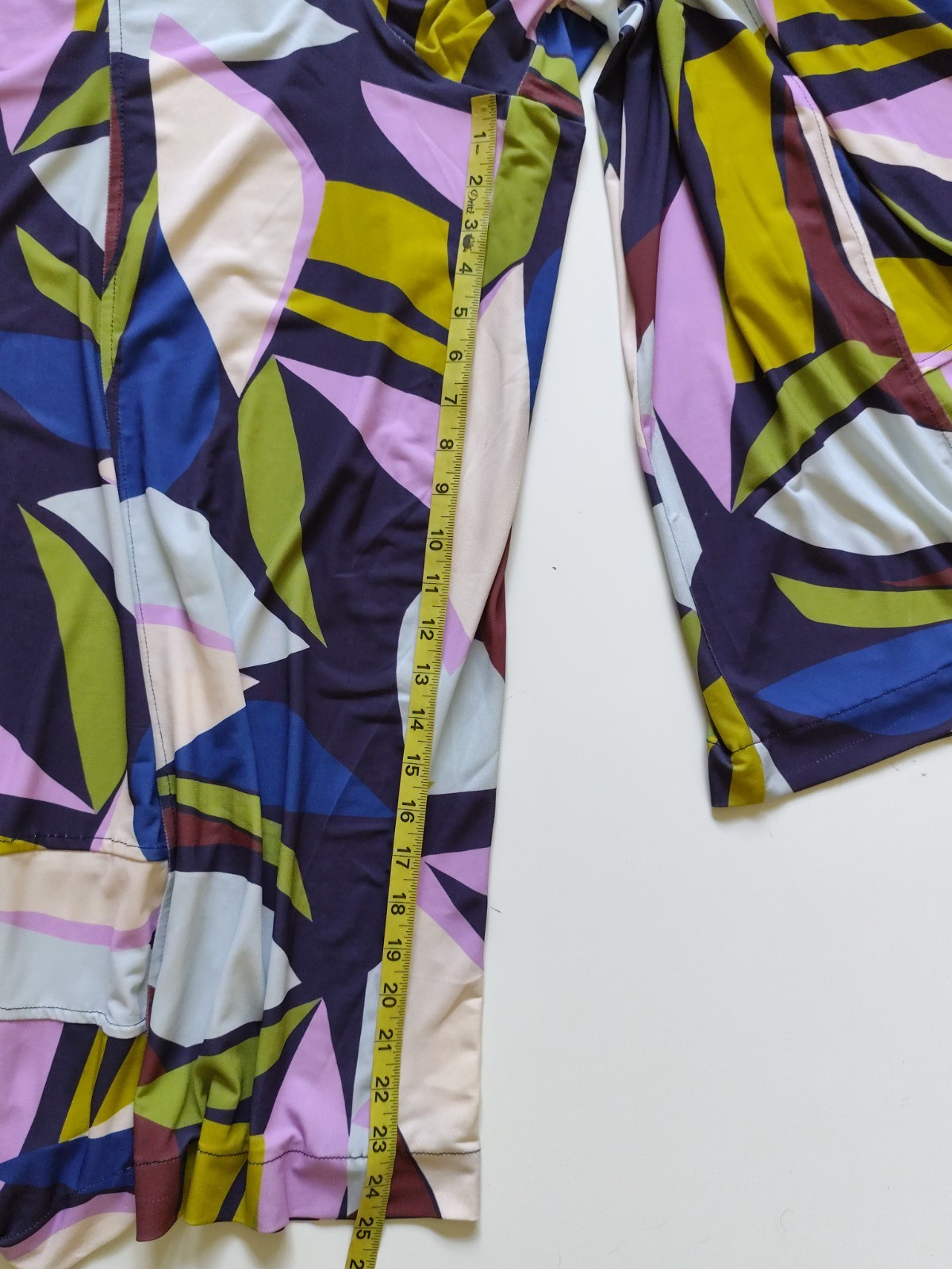 Alembika 2 pc. Set Tunic & Harem Cropped Oversized Pants Geometric Pattern L/XL