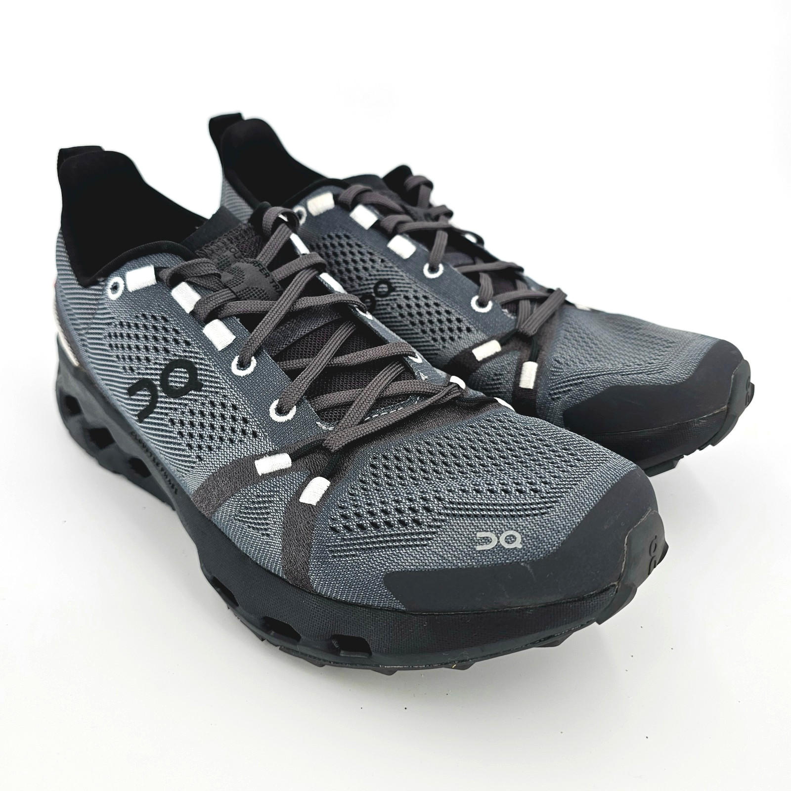 On Cloudsurfer Trail Black Gray Eclipse Running Shoes Women’s Size 9.5- EUC