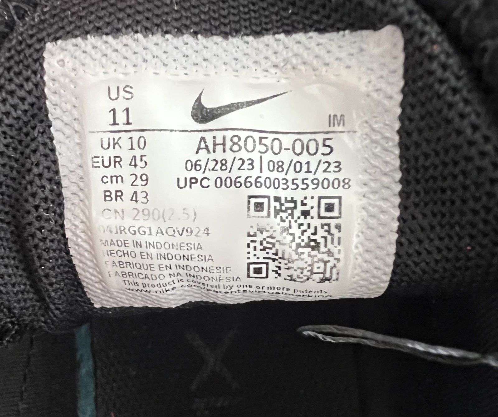 Size 11 – Nike Air Max 270 Low Triple Black