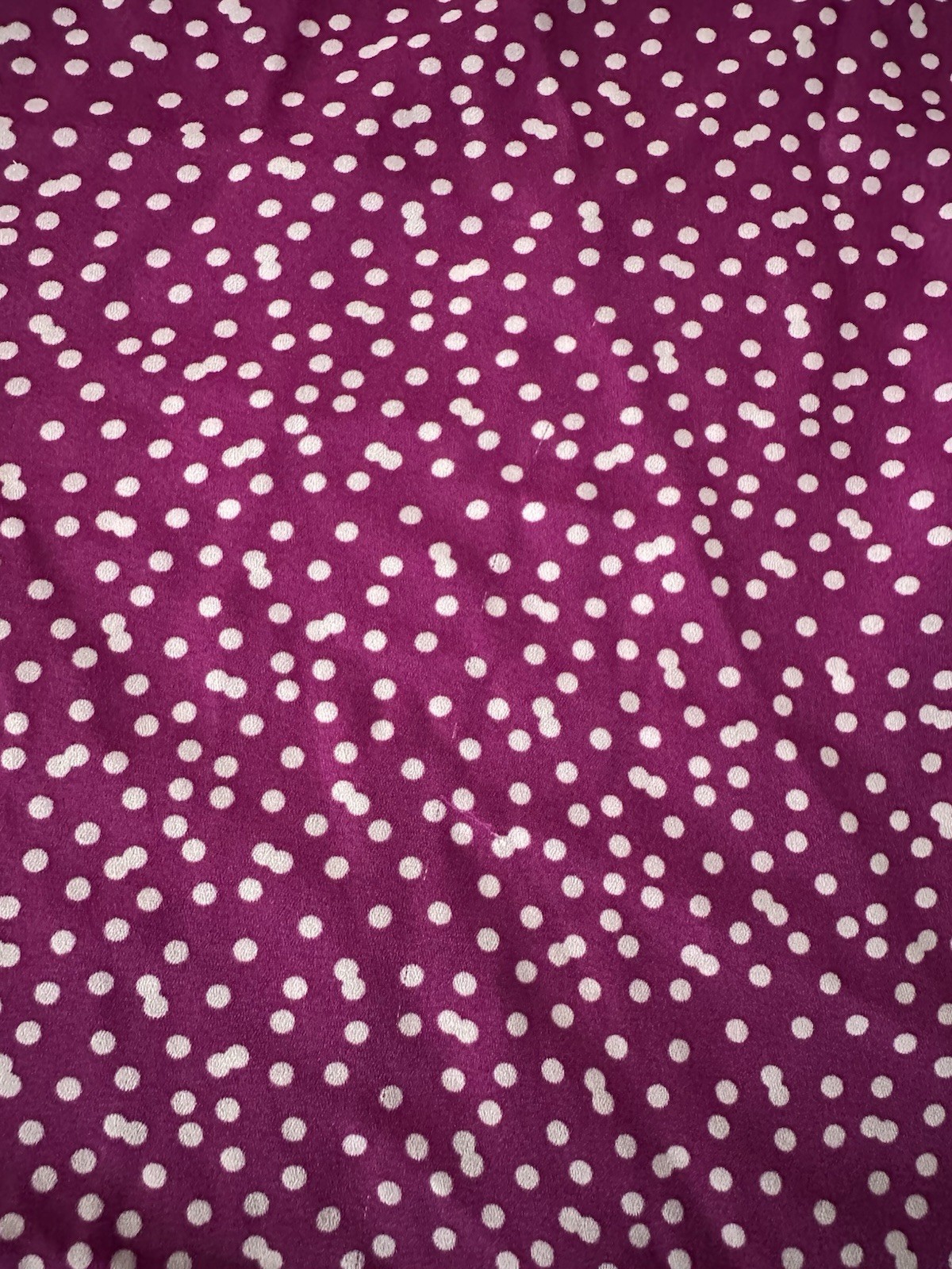 Torrid Size 1 Plus Purple White Polka Dot Sleeveless Button Front Rayon Blouse