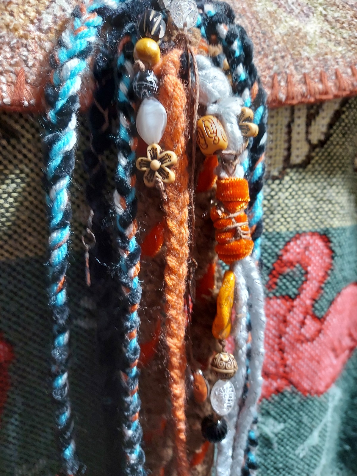 TKsTreasures Bohemian Style Hand-made Ponytail Accessory Long DREAD, 15-18 in.