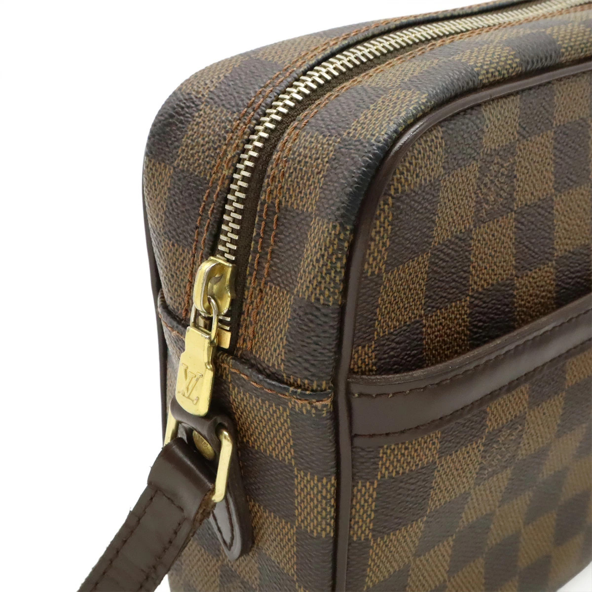 Louis Vuitton Damier N48085 Shoulder Bag Check Canvas Brown Unisex #BLB1914
