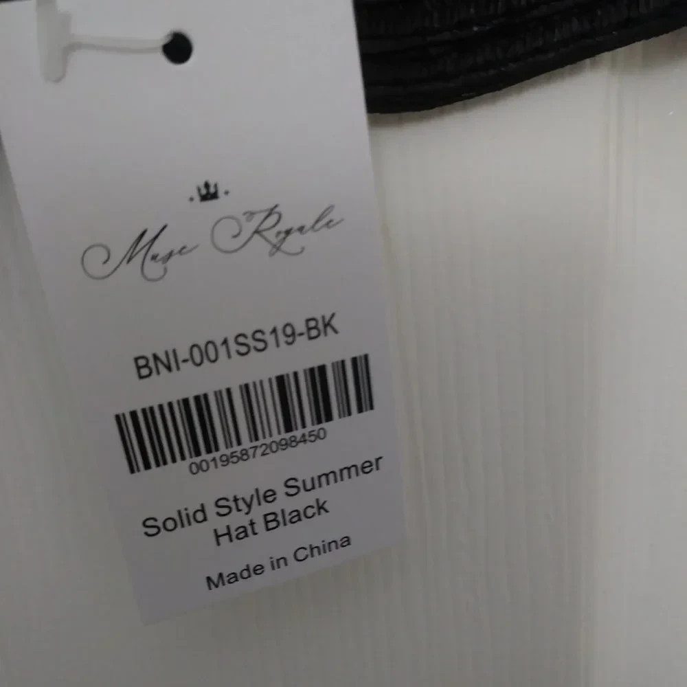 Muse Royale Black Summer Hat