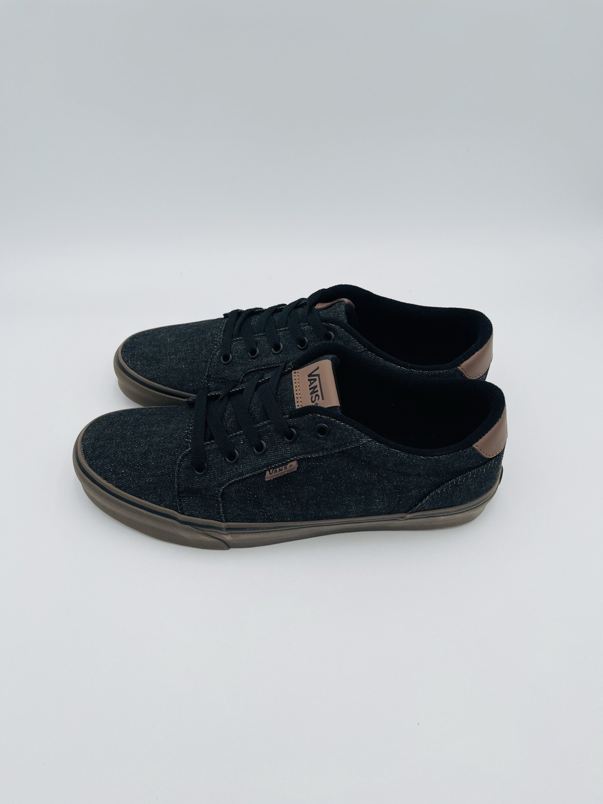 VANS BISHOP (WAXED DENIM) BLACK/GUM VN000NLUAKS MENS SKATEBOARDING