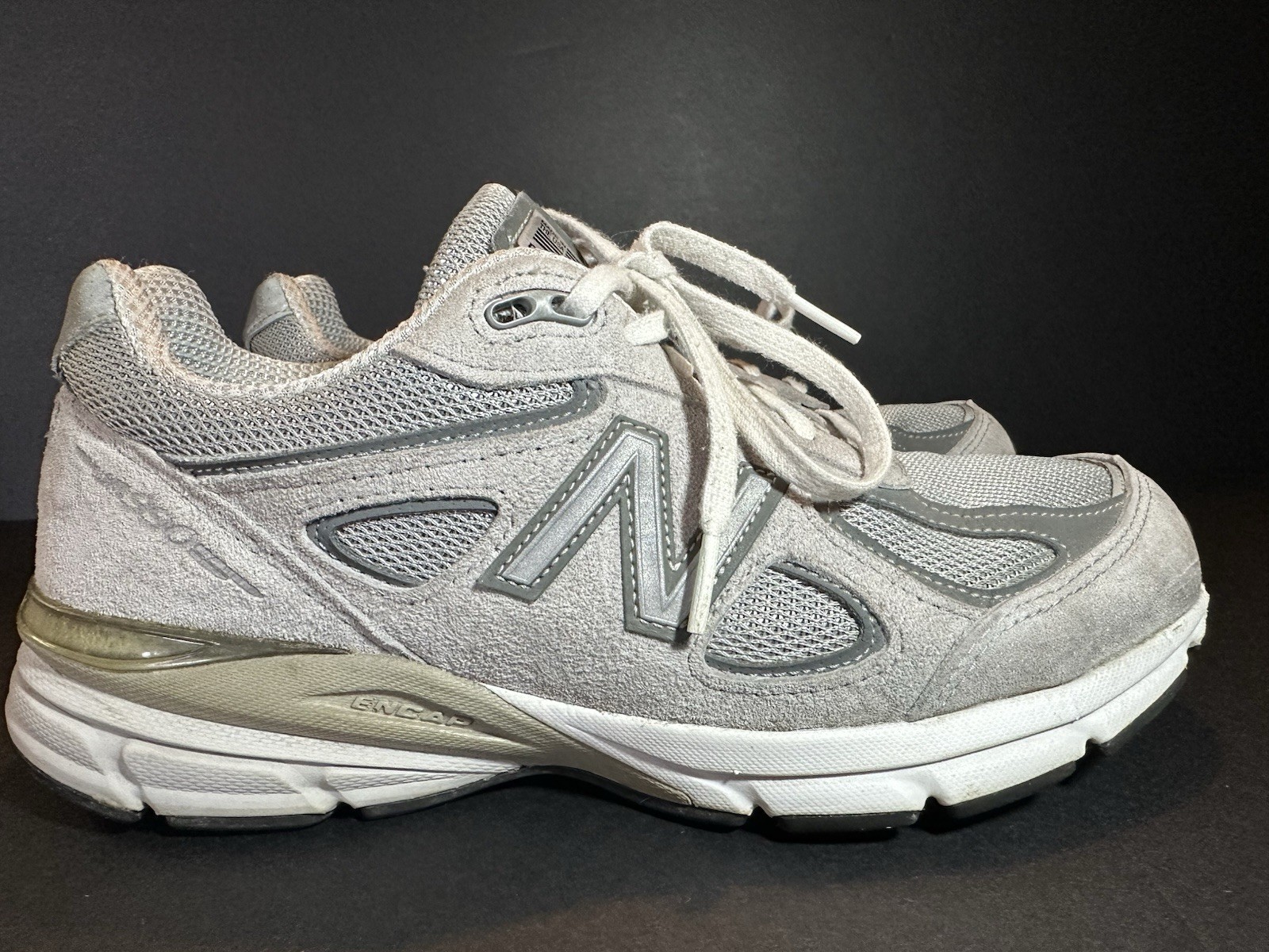 New Balance 990v4 Gray Lifestyle Shoes, Size 8 Women Made in USA