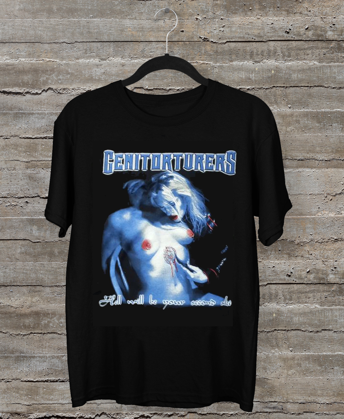 Vintage 2002 Genitorturers Band Tour T-shirt Classic @3456