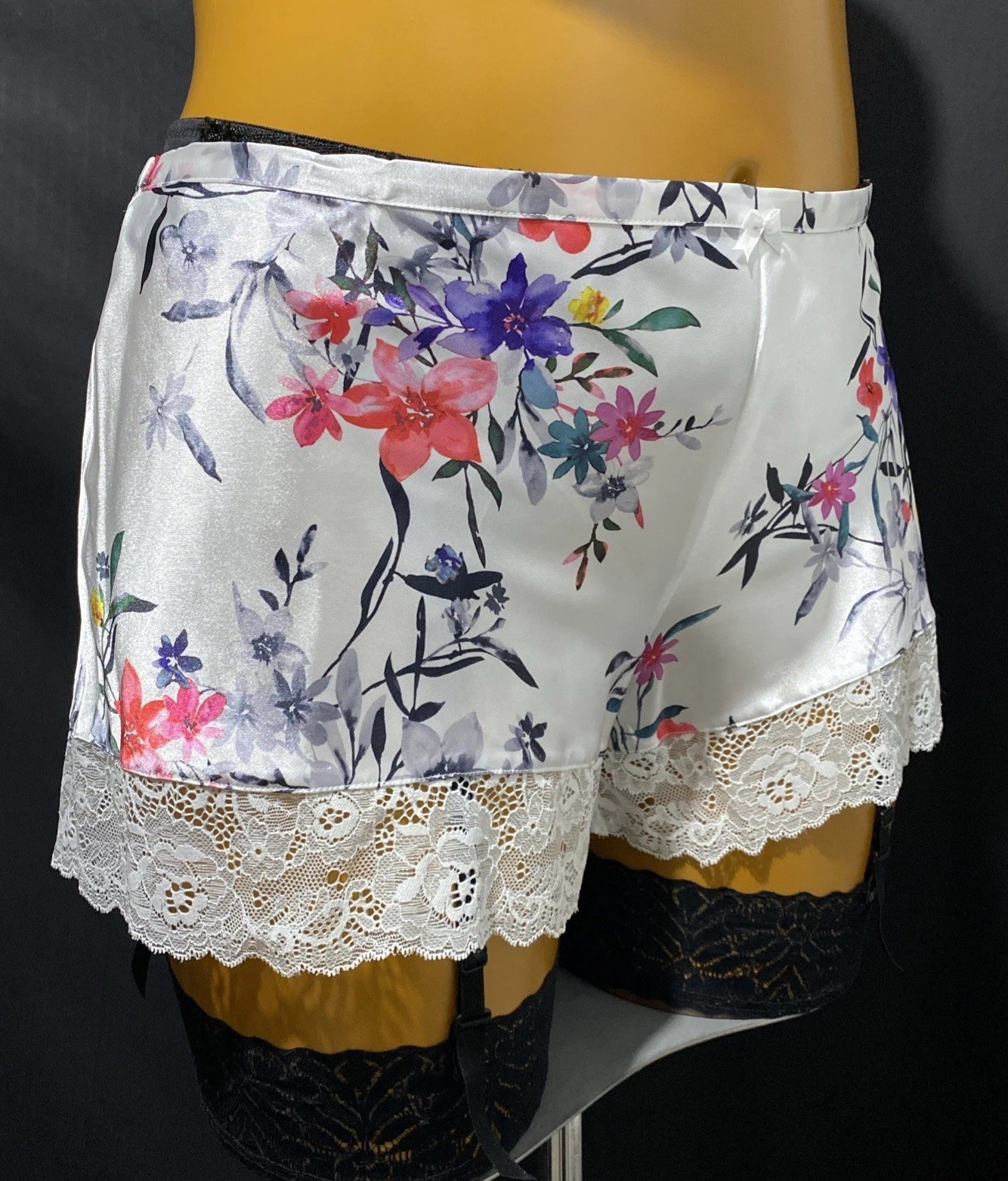 Debenhams Bonita Cami & Short Set, Floral Print Liquid Satin, UK 16, New