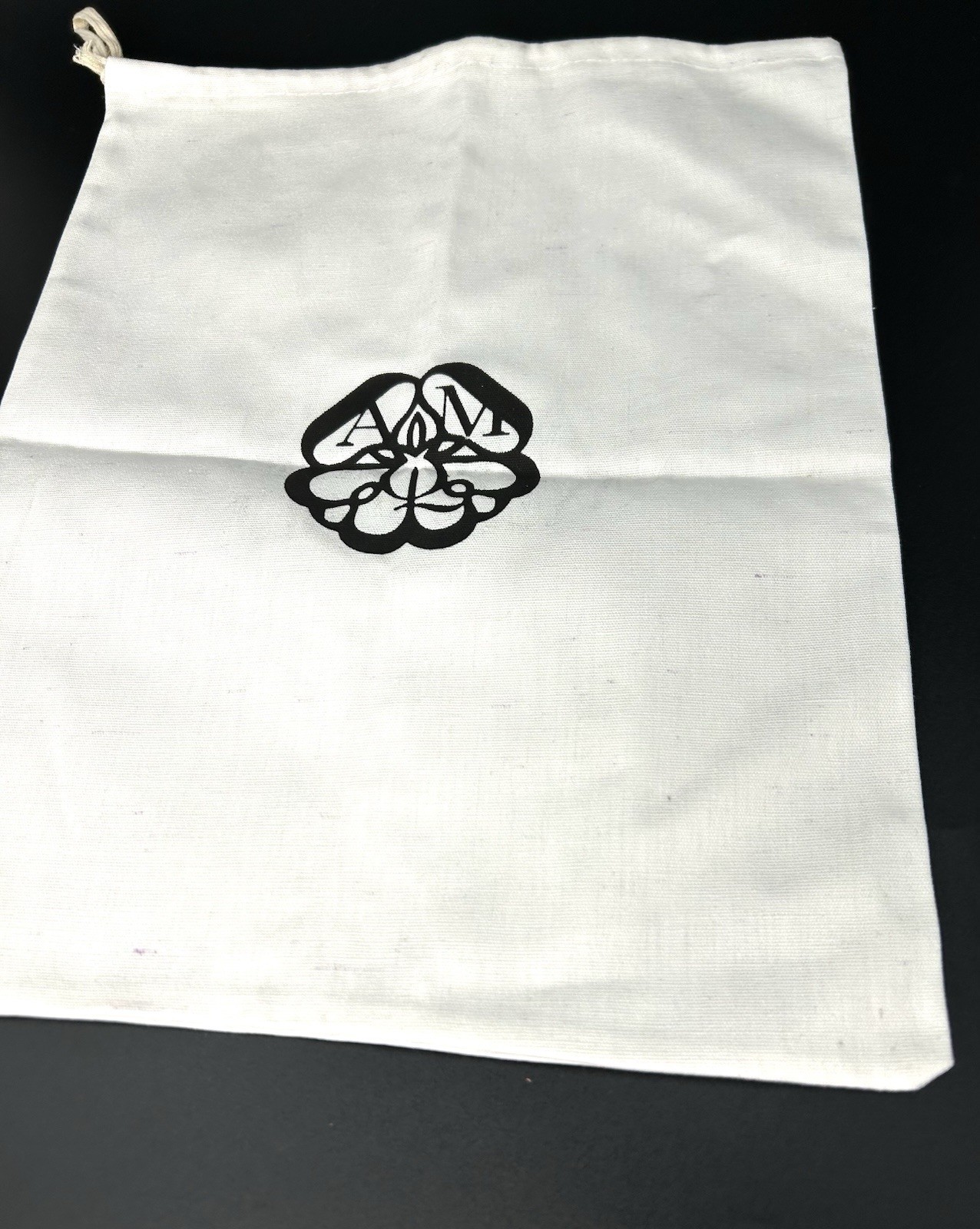 Alexander McQueen Large White Dust Bag – 14” x 11″ Inches