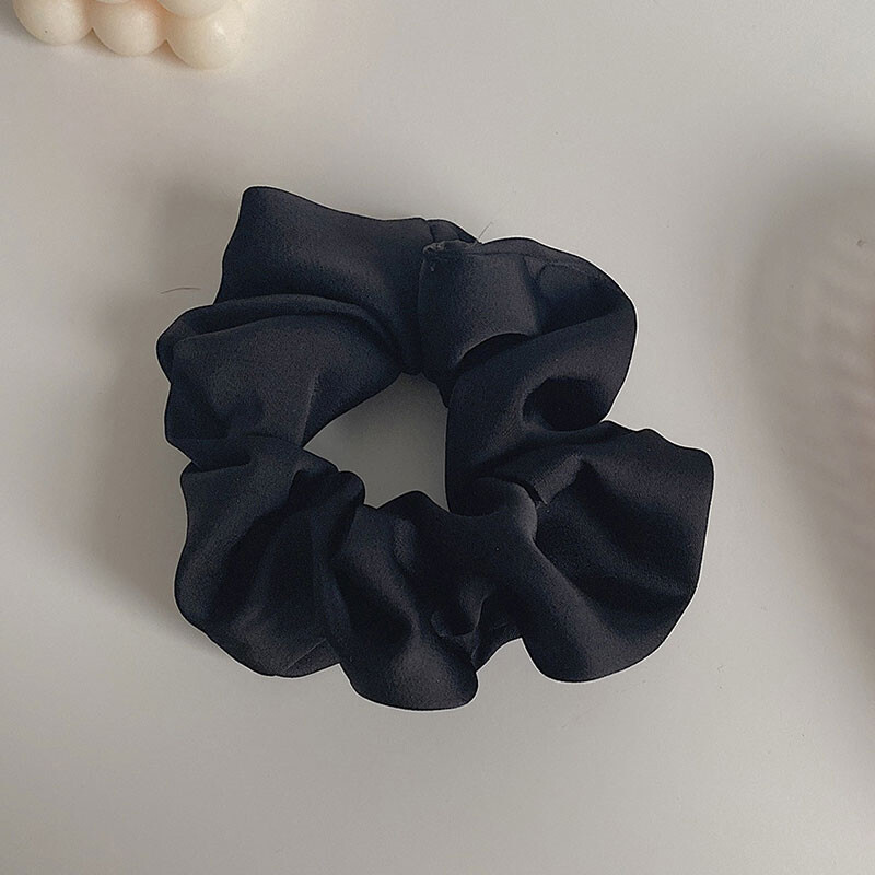 1/2PCS Hair Scrunchies Solid Women Hair Ring Elastic Ponytail Multicolor Band