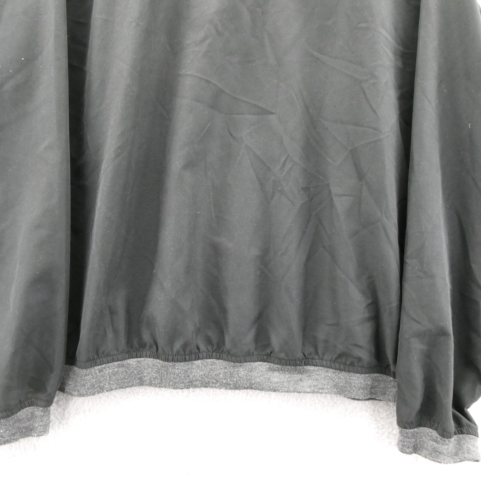 Ashworth Windbreaker Medium Mens Black V-Neck Greystone Golf Course USA Vintage