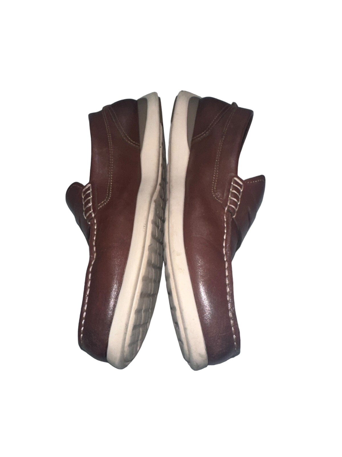Cole Haan Size 12M Grand Atlantic C33028 Brown Penny Loafer Shoes Men