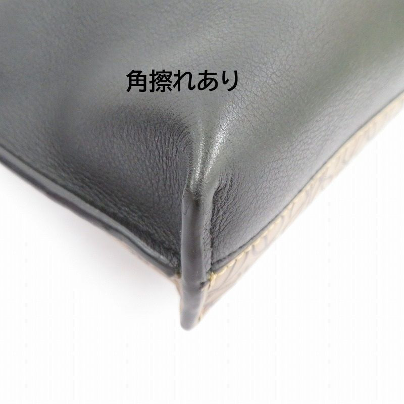 Loewe Missy Small 3 Way Leather Handbag Black Brown Anagram Style