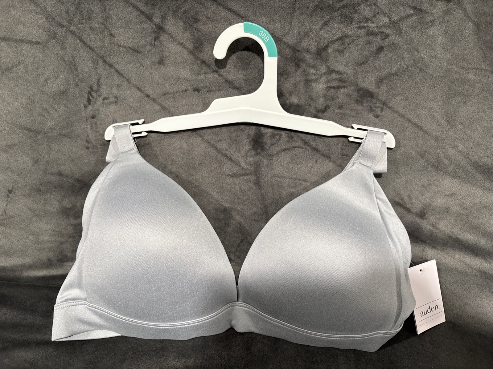 Auden Smooth Women’s Lightly Lined Wirefree Bra – Auden Gray 38B
