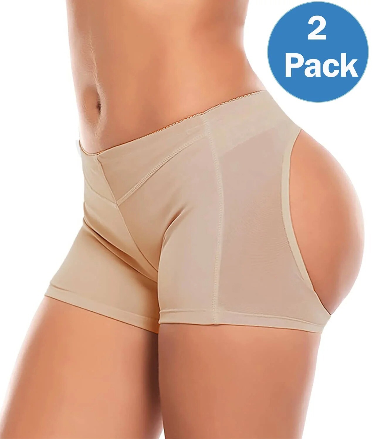 2 Pack Women Butt Lifter Booty Hips Enhancer Shapewear Body Shaper Underwear US