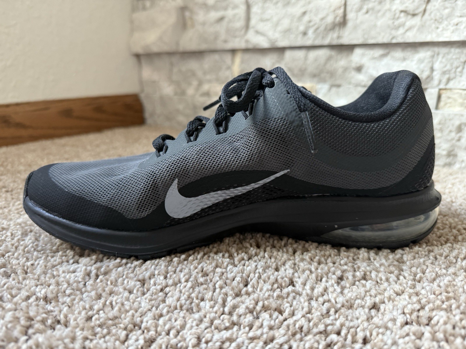 Nike Air Max Dynasty 2 Shoes Black Gray Athletic Low Trainer Running Mens 9