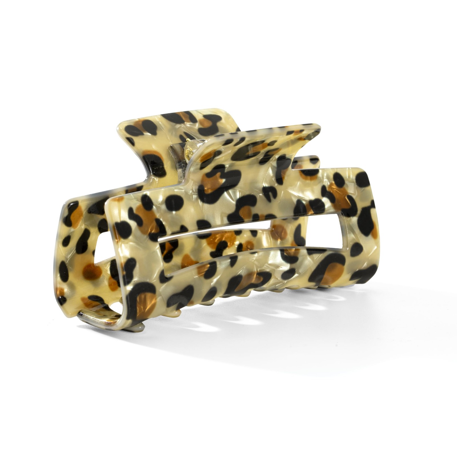 3Pcs Tortoise Hair Claw Clips, Acrylic 1 Count (Pack of 1), Leopard Print