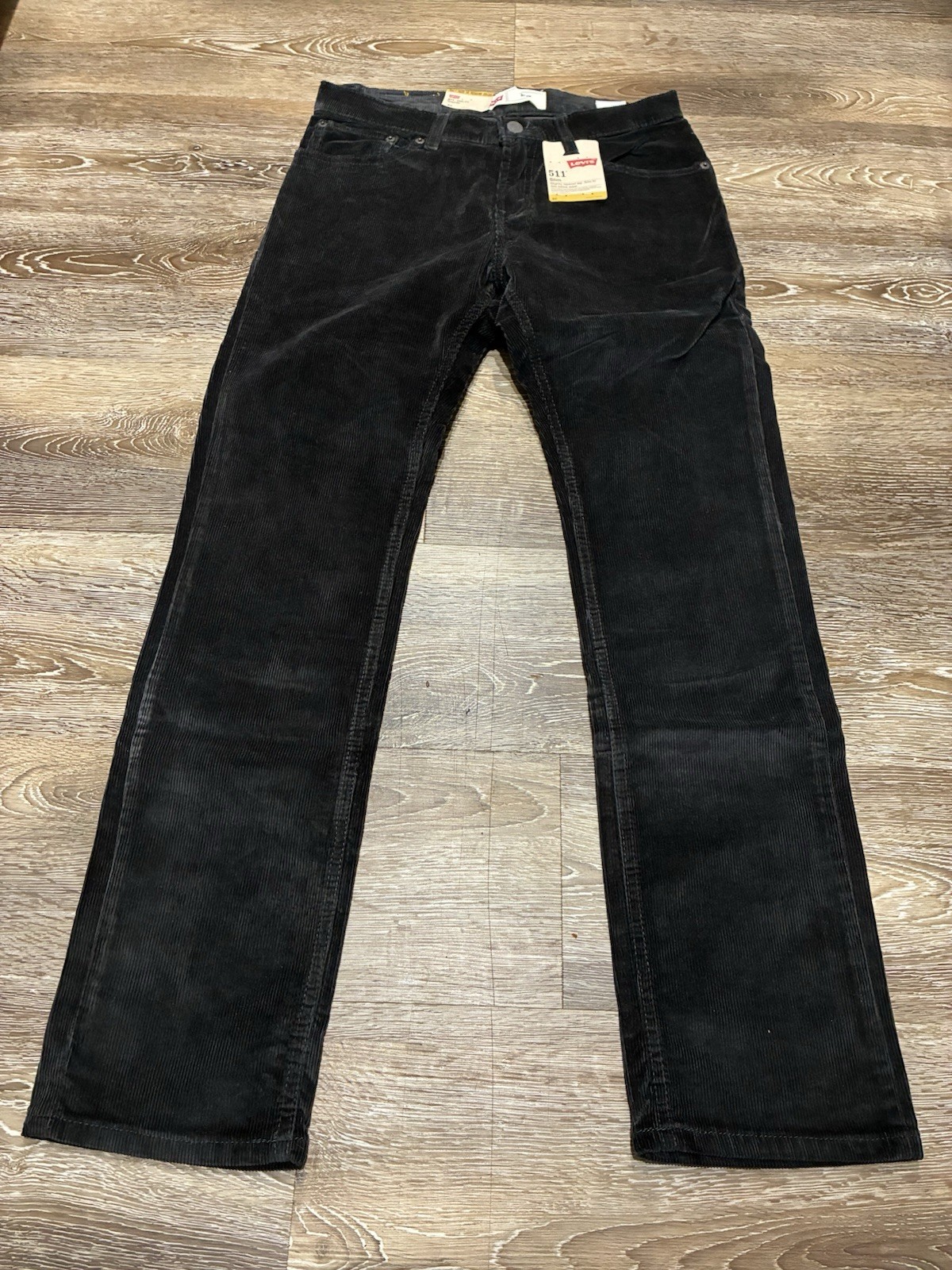 NWT Levi’s 511 Slim Corduroy Pants Boys 18 Reg 29×29 Graphite Pants