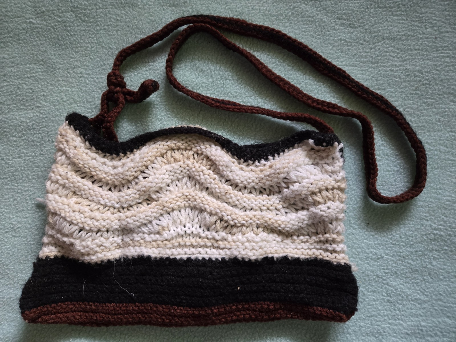 Handmade Crochet Forest Crossbody Adjustable Strap Shoulder Bag