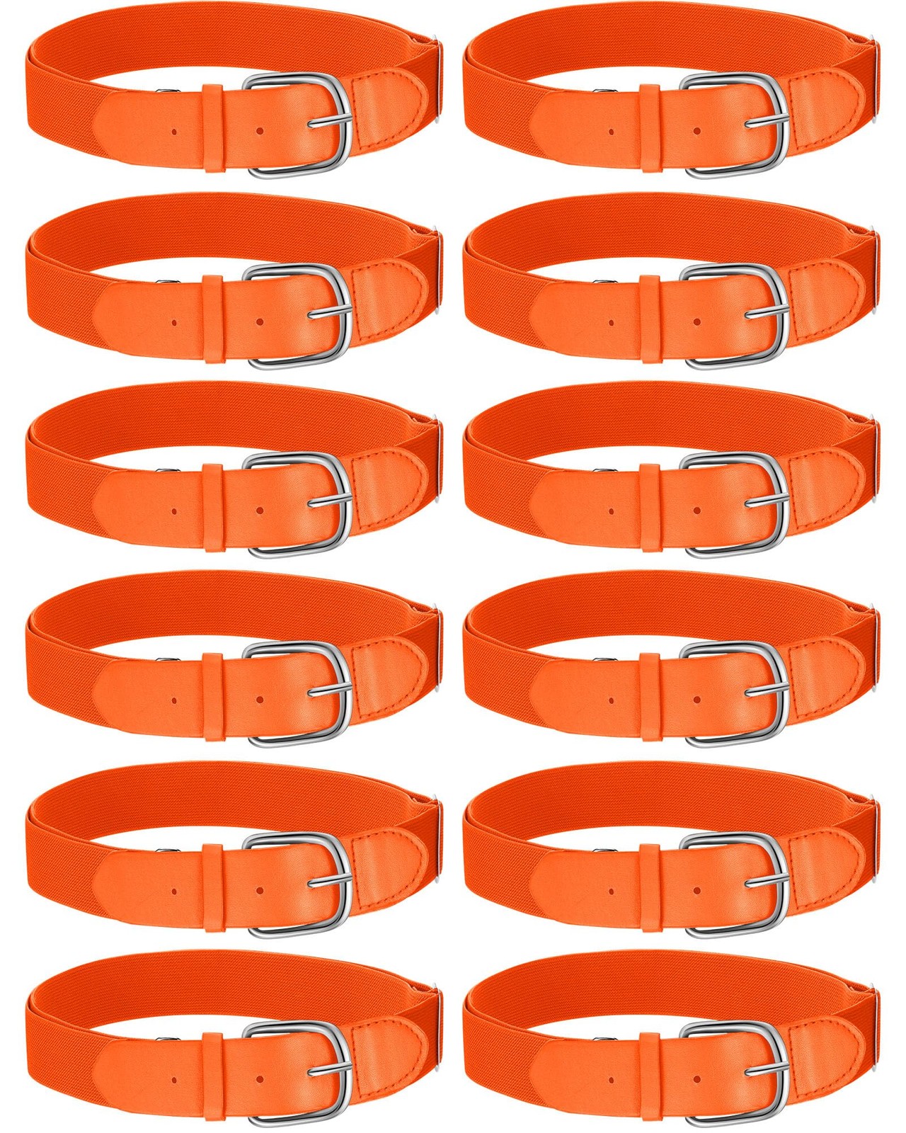 12 Pcs Baseball Belts Softball Belts Bulk for Adult and Youth Adjustable(Yout…