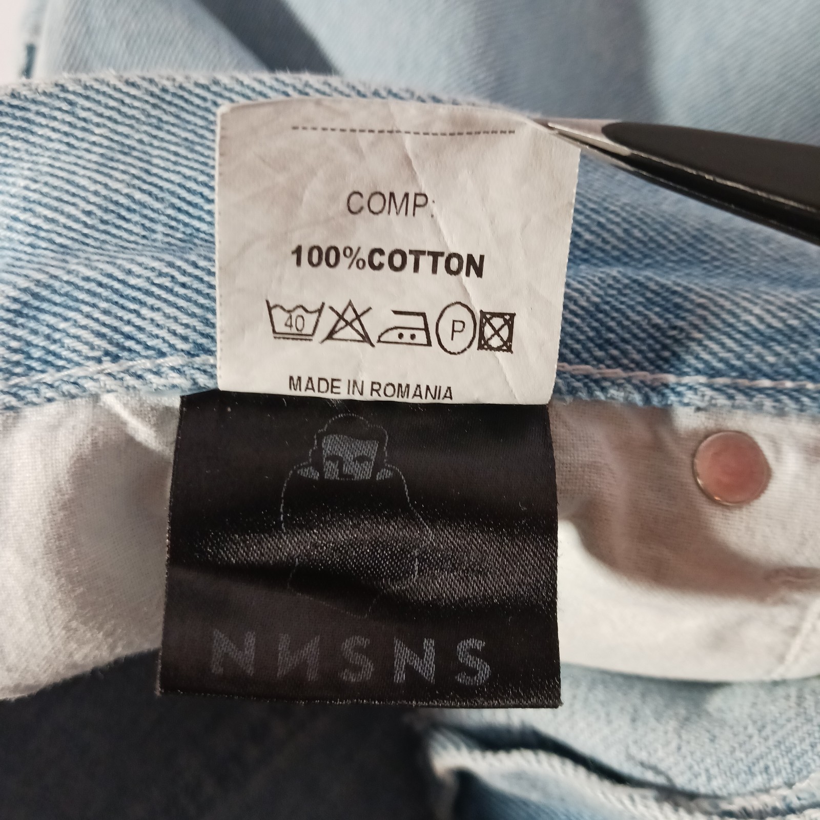 NNSNS Yeti Stone Washed Baggy Carpenter Jeans Mens Sz 26X30 Blue Skater