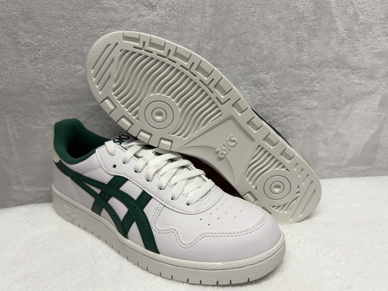 ASICS Japan S White Green Men’s Size 8 Sneakers Casual Shoes