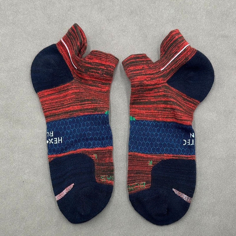 4 Pairs Women’s Ankle Lightweight Running Socks Size Large 4 Colors Mix BOMBAS