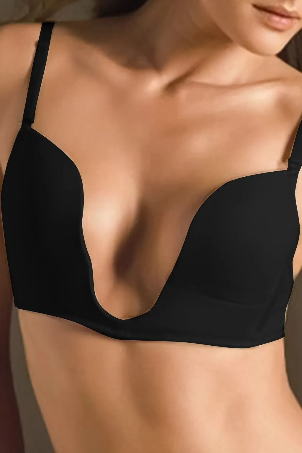 V Bras Multi Ways Sexy Ultra DEEP U PLUNGE Halter Bra 32 34 36 38 40 B C D 7018