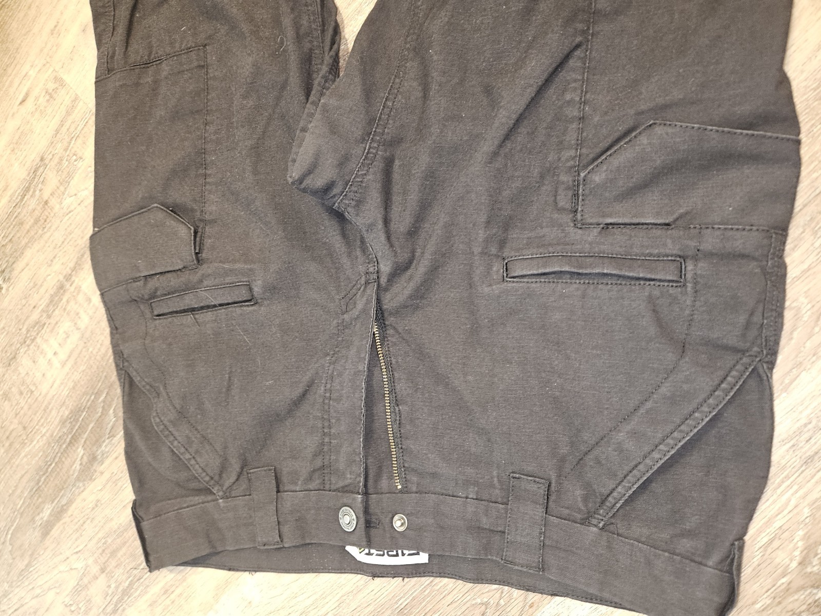 First Tactical Men’s Black Canvas Cotton Tactical Workwear Pants Straight Leg 36