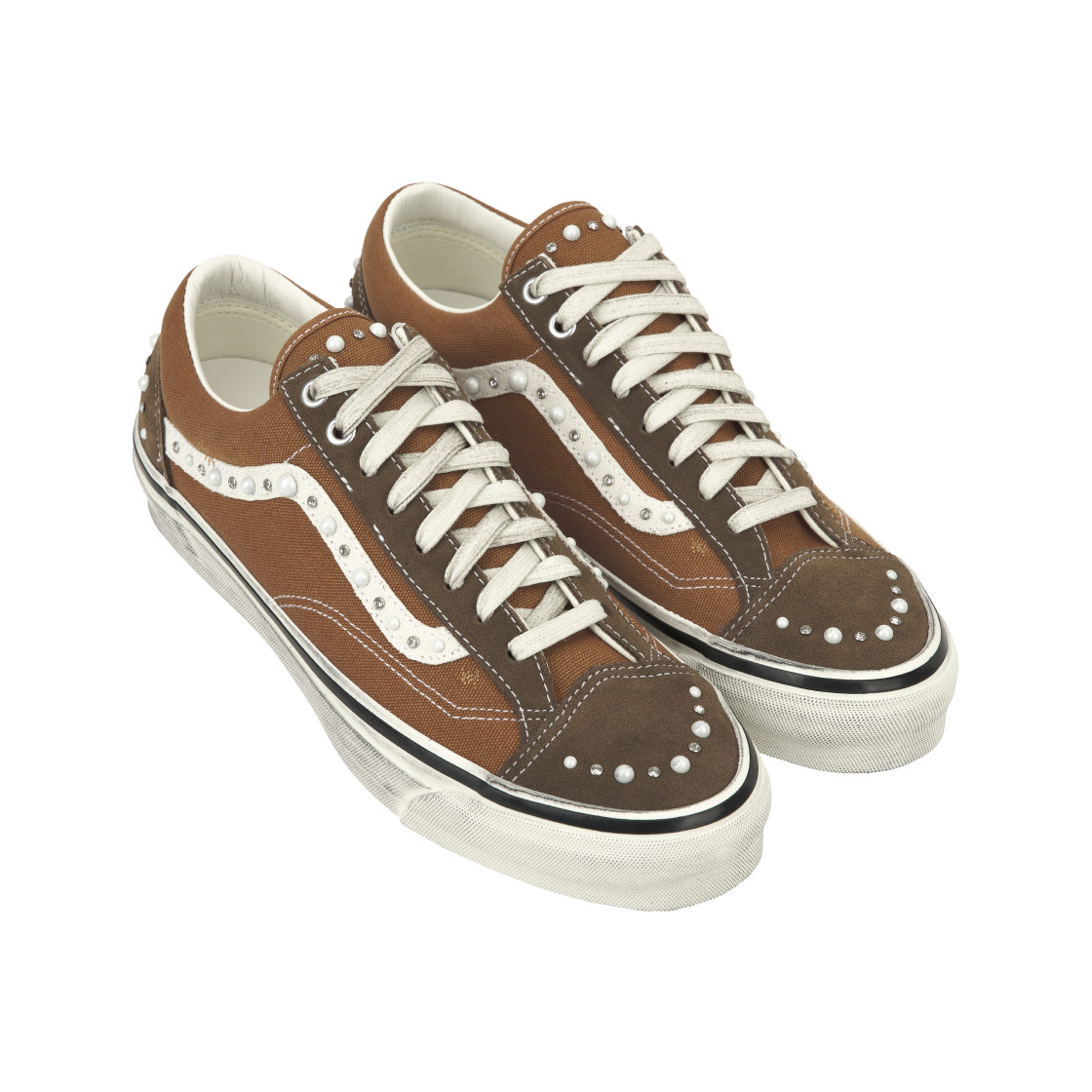 Vans LX Old Skool 36 Pearlized Vintage Cocoa Brown VN000E8VFST1 Authentic Men