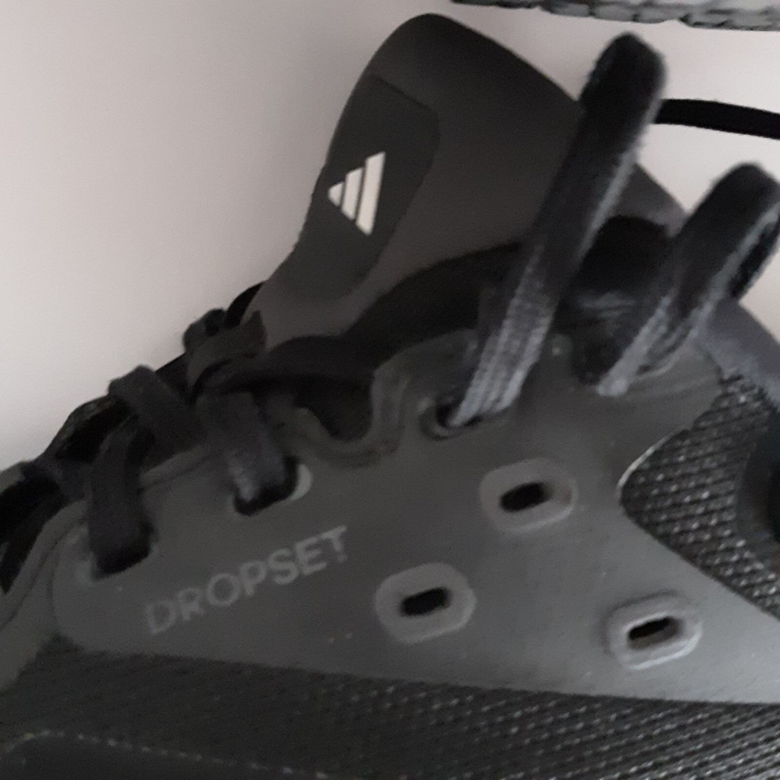 Adidas Dropset Trainer Sneakers GW3905 Mens Size 11 Black/White Reflective Shoes