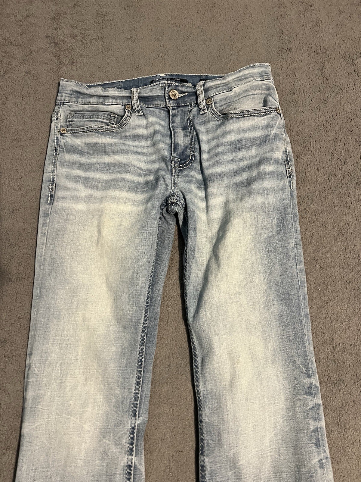 BKE jeans Men’s size 30×32 Aiden Bootcut Buckle Cotton blend comfort denim