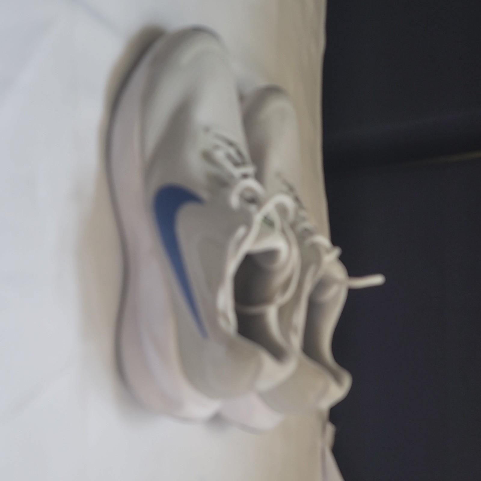 Nike Revolution 7 Photon Dust Gray/Blue Low Top Lace-Up Mesh Sneakers FB2208-001