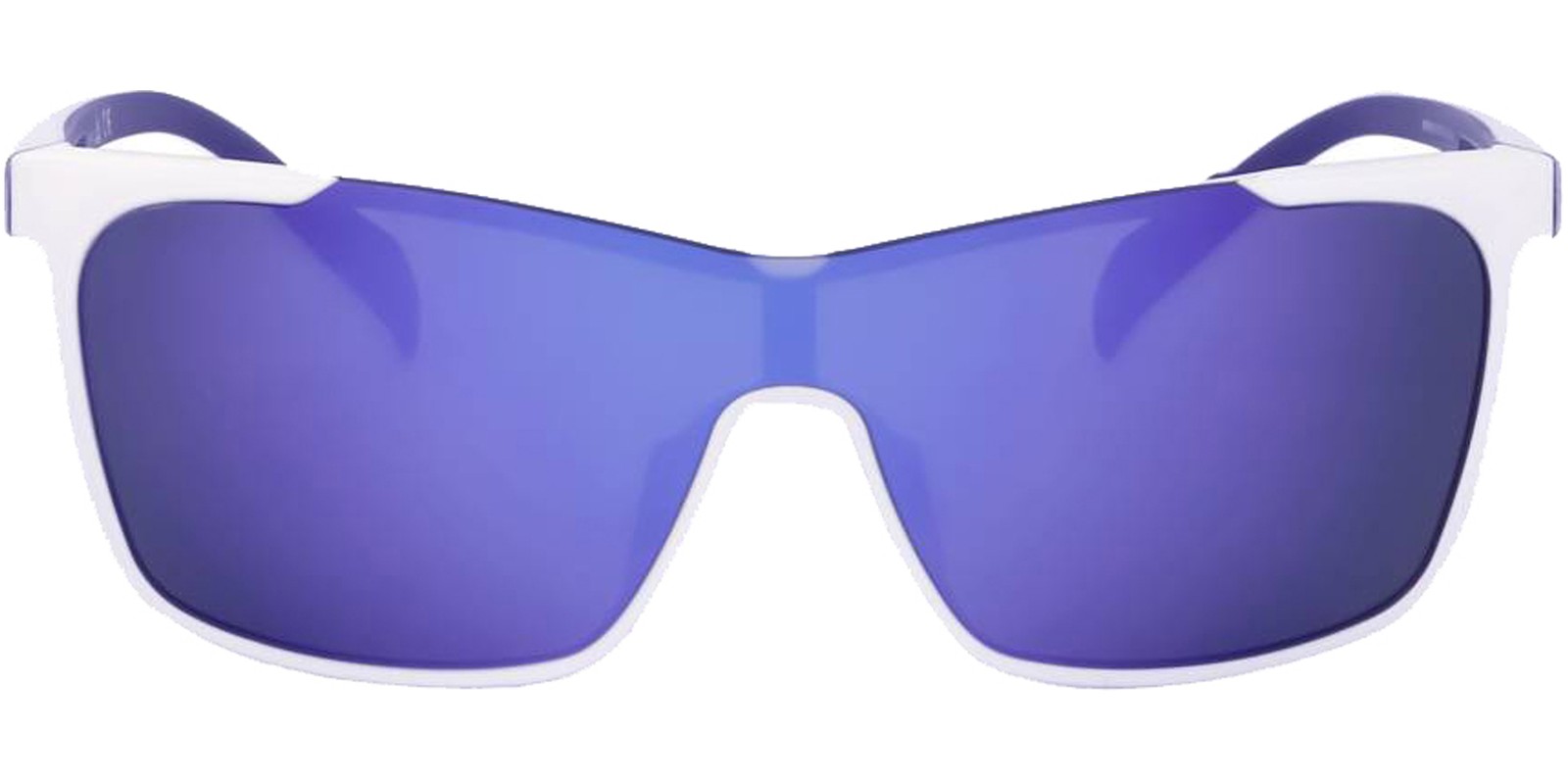 Adidas White Shield Sunglasses w/ Mirror Lens – SP0019 21X 00