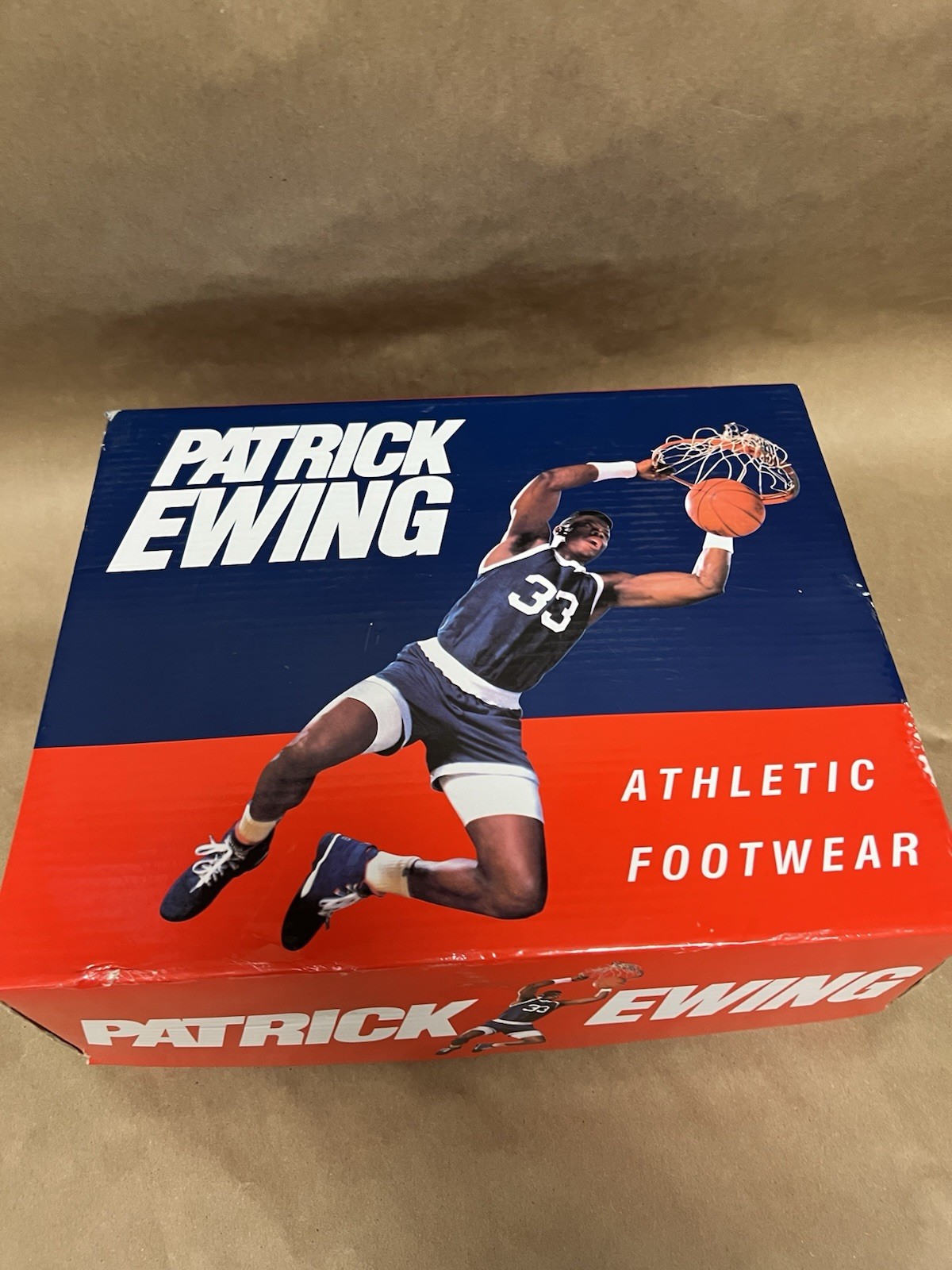 PATRICK EWING ATHLETICS 33 HI White/Blue/Orange 1EW90187-738 Men’s Size 7