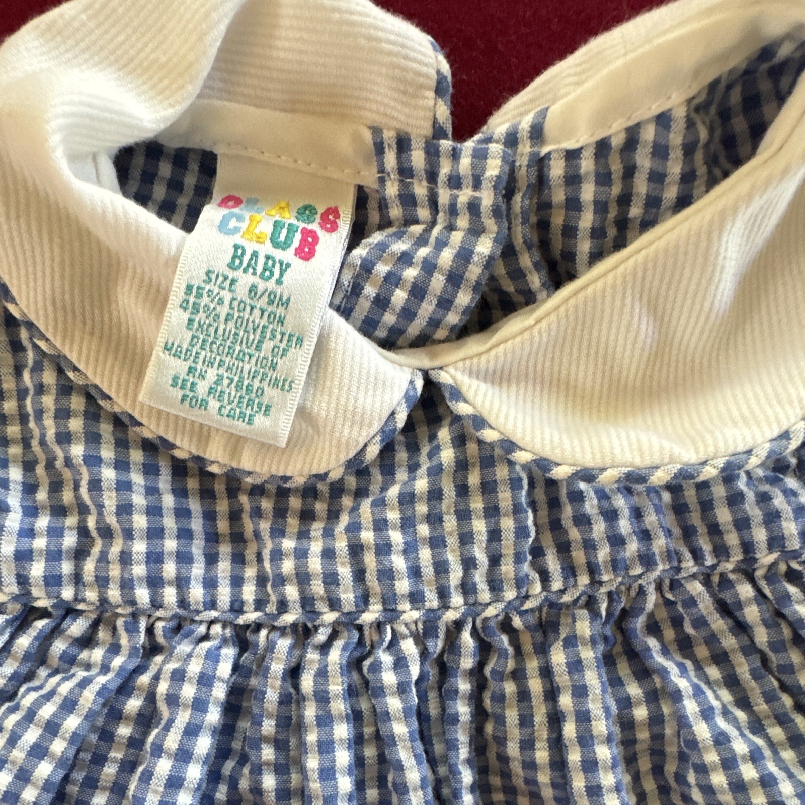 Mixed Brands 3pc Girls 6-9M Dress Set + Floral Romper Gingham Bunny Long Sleeve