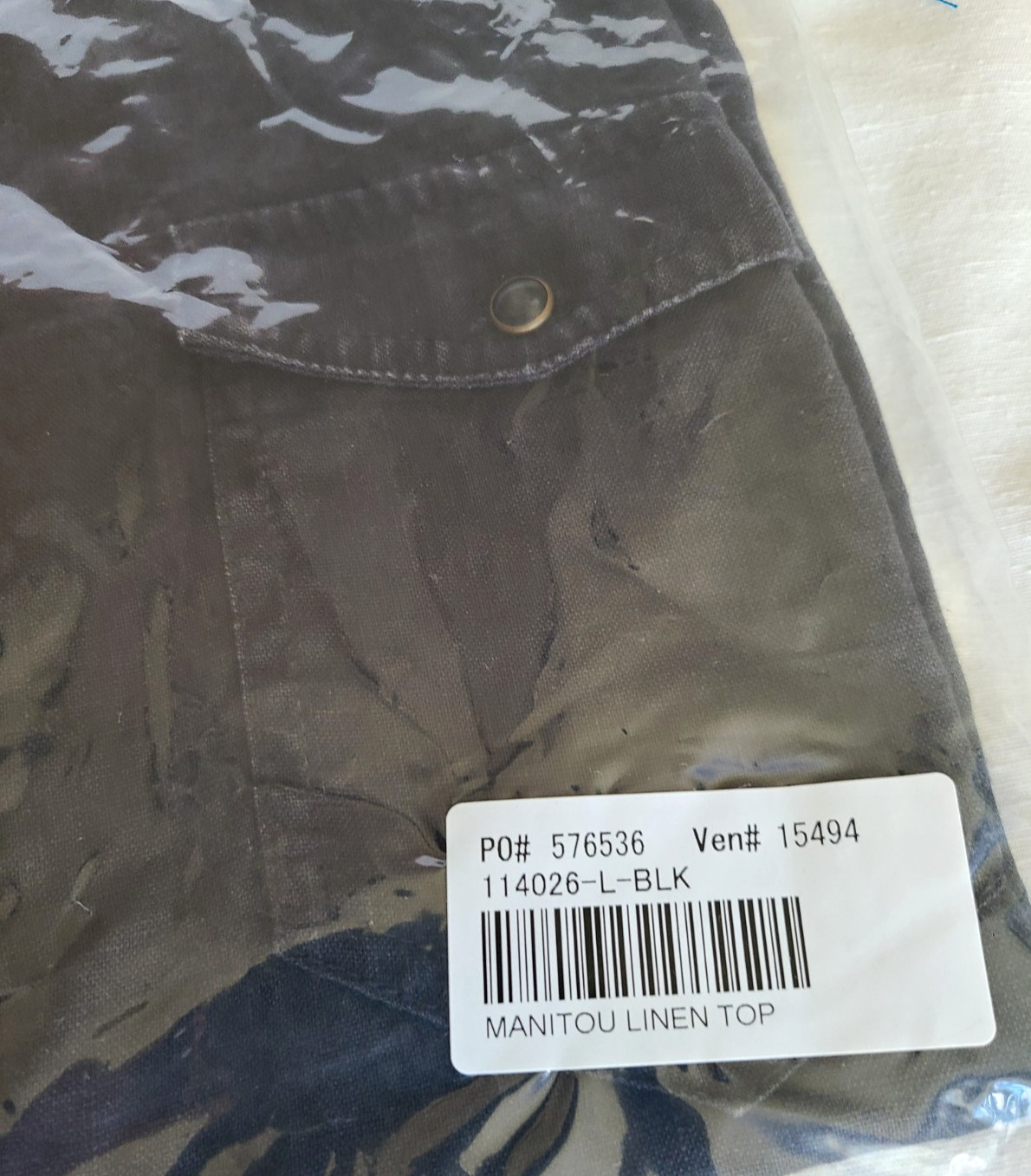 SUNDANCE LIVING CATALOG SZ L MANITOU SLEEVELESS SHIRT BUTTON DOWN Blouse WILLOW