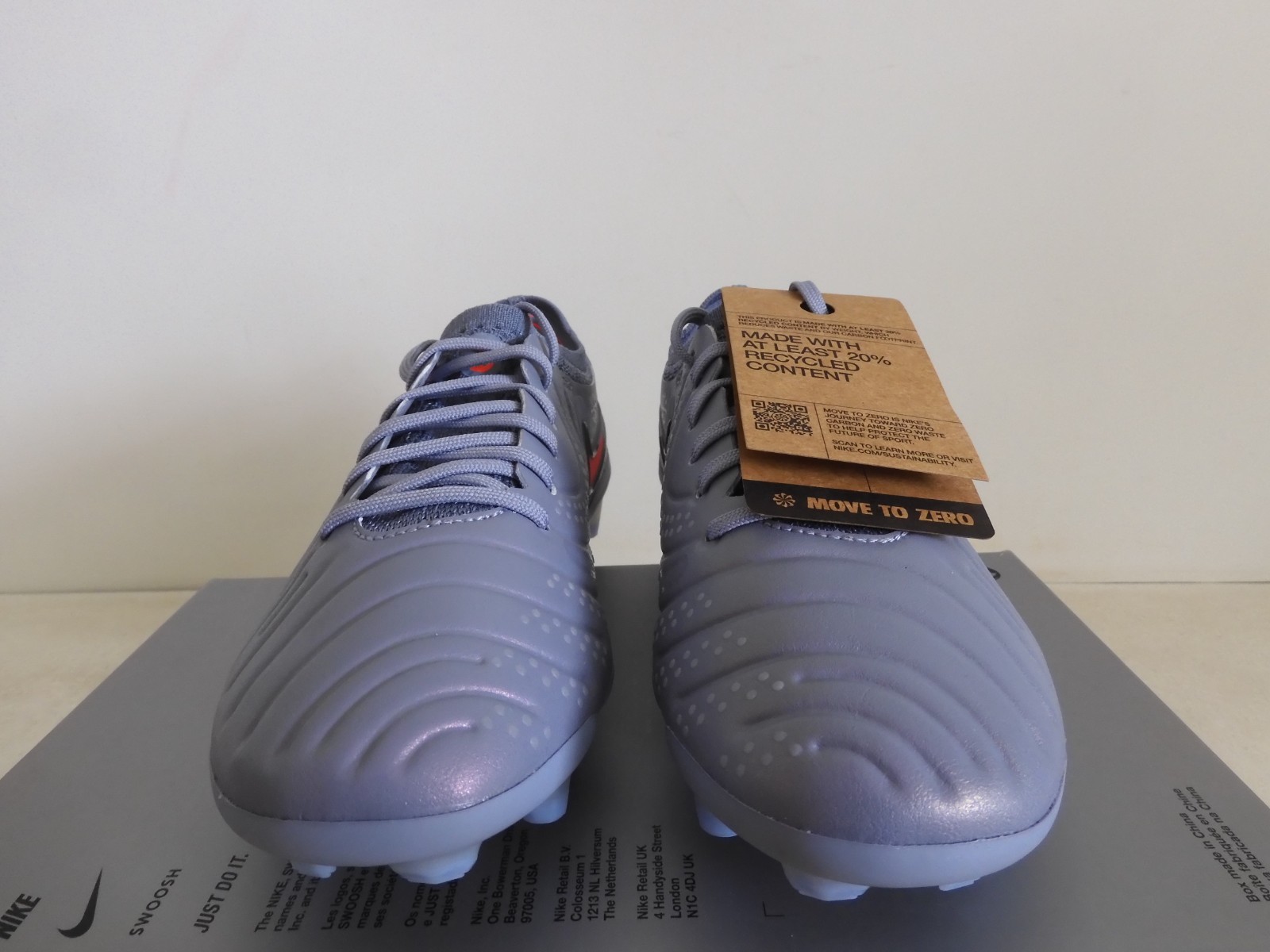 Nike Tiempo Legend 10 Elite Fg Blue Eclipse-Black Mens Sz 6 [DV4328-402]