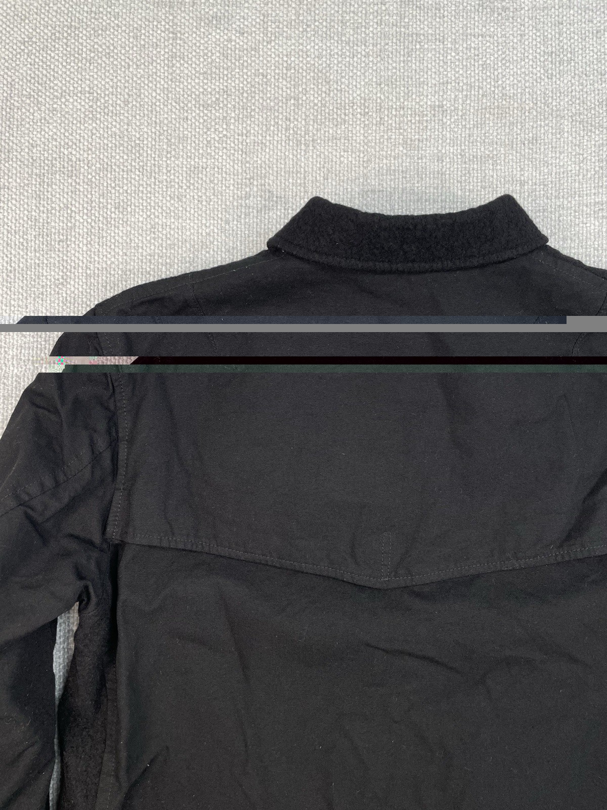 CDG Comme Des Garçons Homme Men’s Jacket Size Small Black Fleece Wool