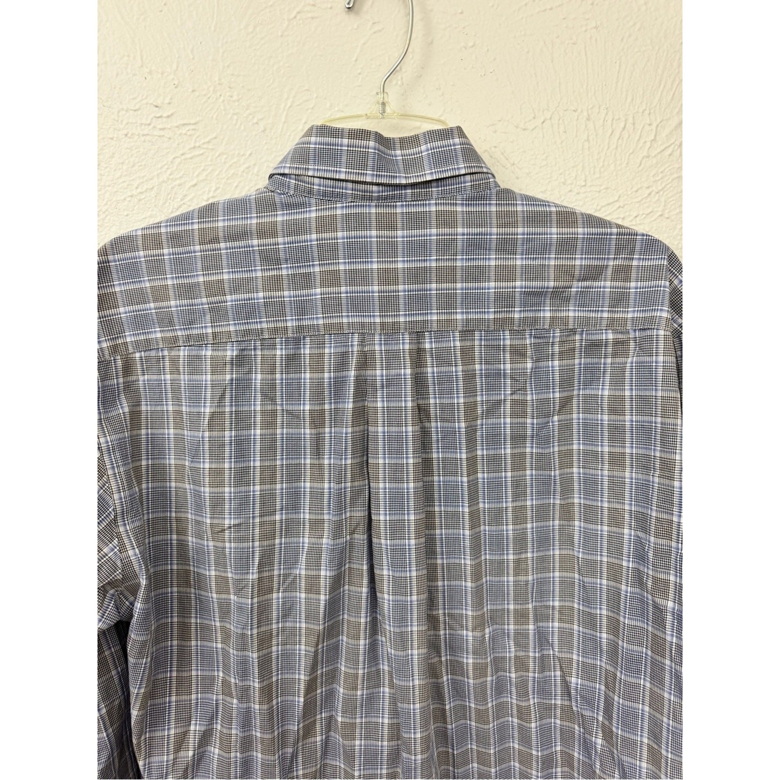 Daniel Cremieux Signature Collection Glen Plaid Button Down Shirt Men’s Medium
