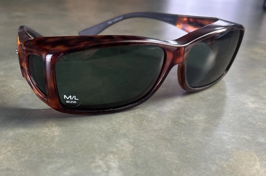 COCOONS Fit Over Sunglasses Medium Large Polarized Over Glasses As Is