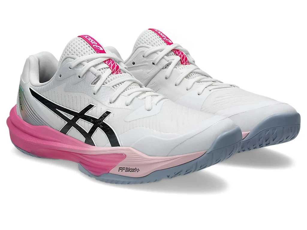 ASICS SKY ELITE FF 3 1053A081 100 White Dragon Fruit Volleyball Shoes US 4.5-16