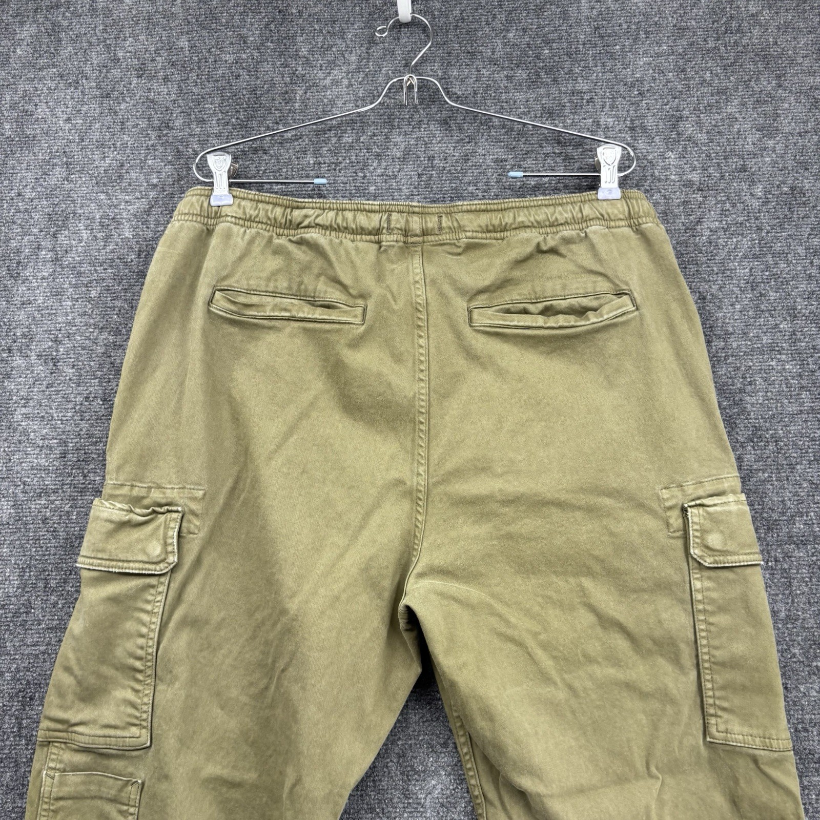 Silver Jeans Olive Green Pull On Cargo Pant Men’s 36X30 Streetwear Gorpcore