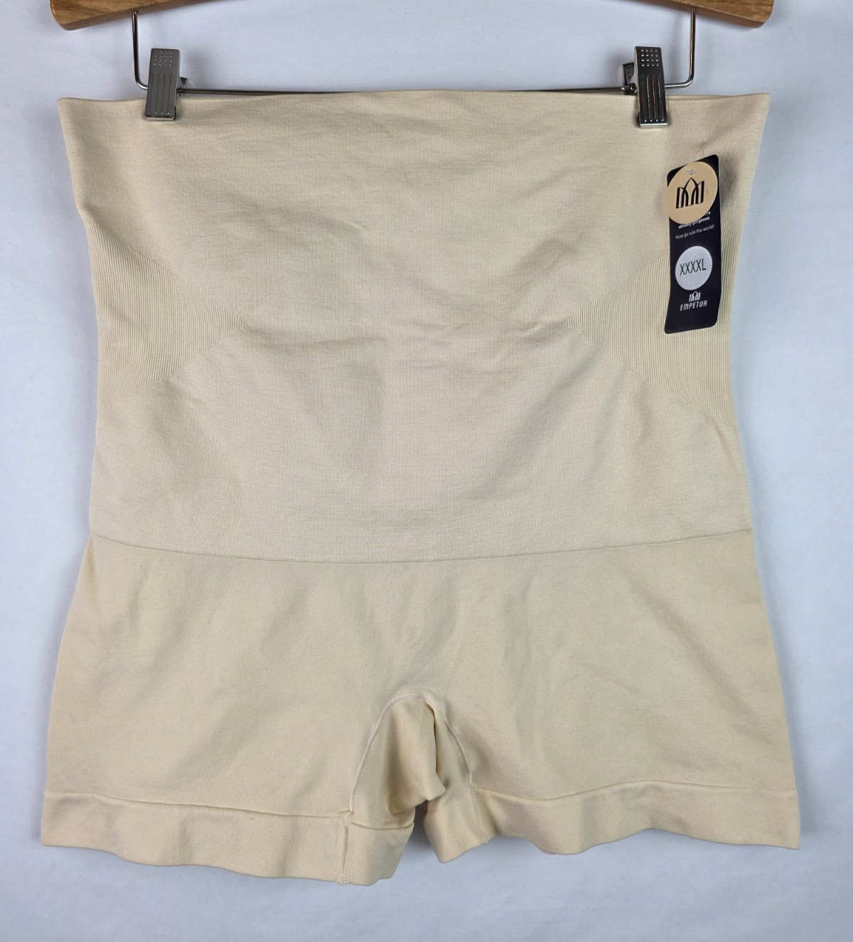 Empetua Shaper Underwear Womens Size XXXXL 4X Nude High Waisted Shaper Boyshort